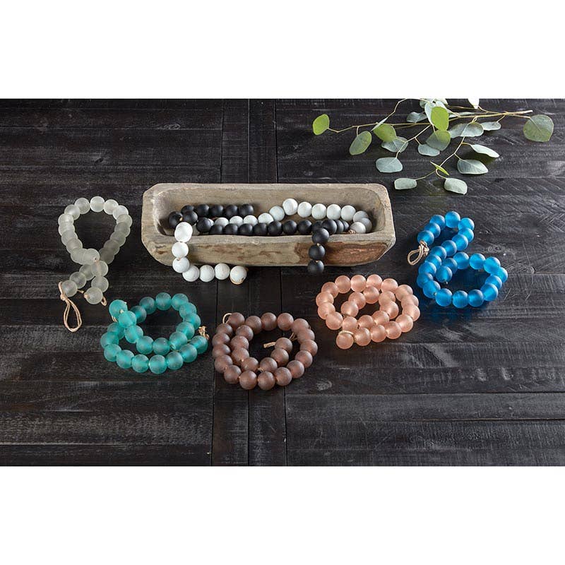 Decor Beads - Black Glass