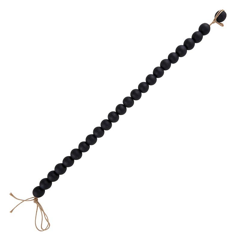 Decor Beads - Black Glass